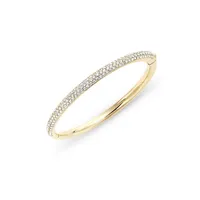 Pave Hinge Bangle Bracelet