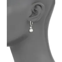 Faux Pearl Drop Earrings
