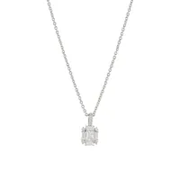 Nolita Cubic Zirconia Halo Pendant Necklace