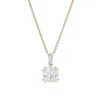 À La Carte 18K Goldplated and Cubic Zirconia Pendant Necklace