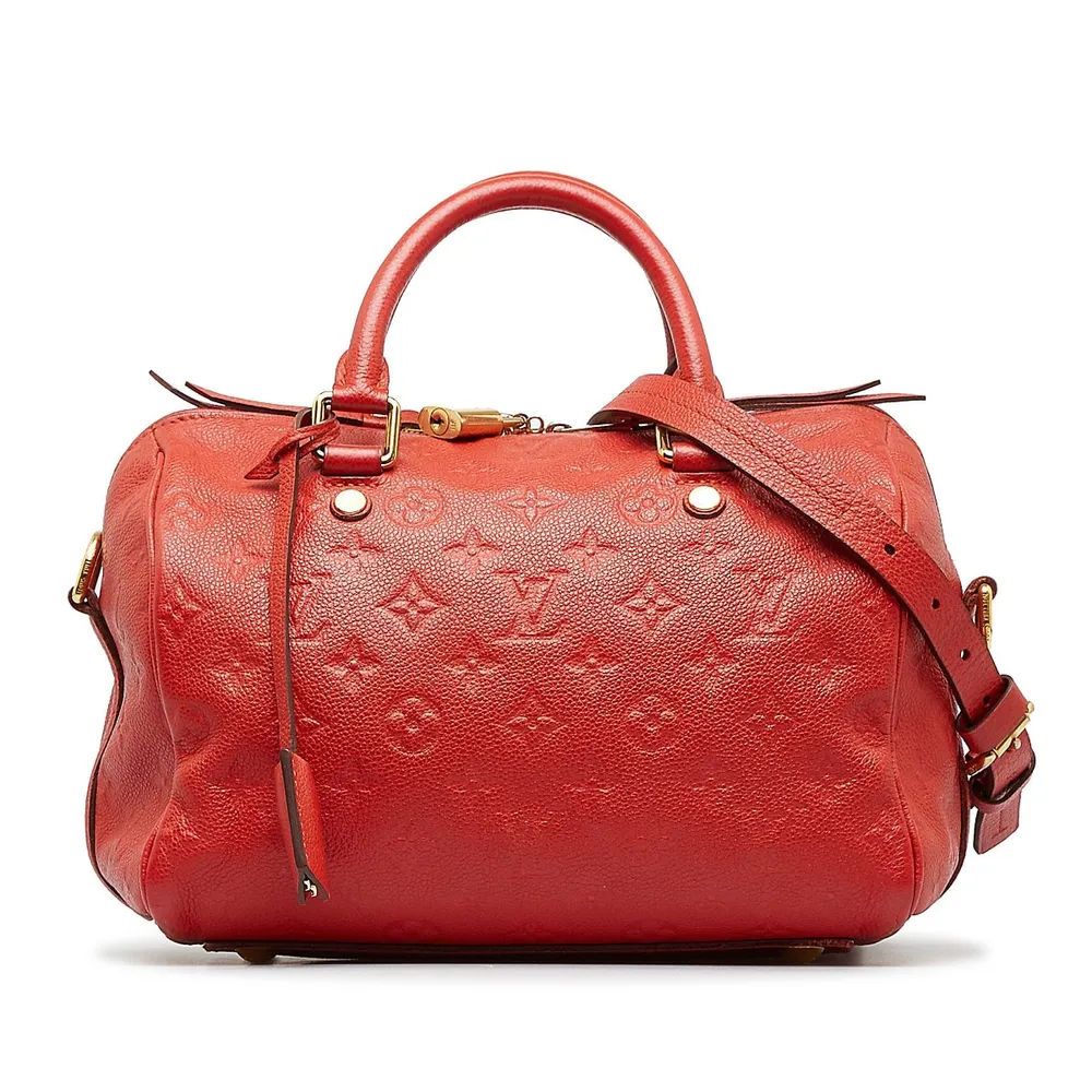 Louis Vuitton Monogram Empreinte Speedy Bandouliere 25 Satchel, Louis  Vuitton Handbags