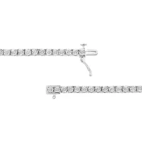 925 Sterling Silver Cttw Miracle-set Lab-grown Diamond Tennis Bracelet (g-h Color, Vs1-vs2 Clarity