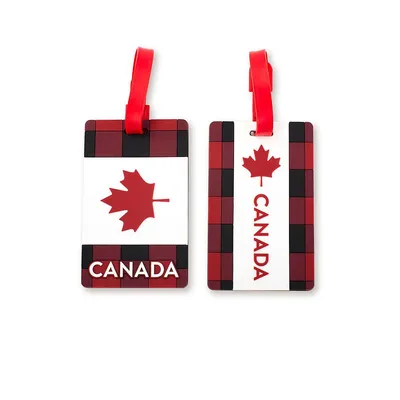 Two-Piece Canada Luggage Tag Set