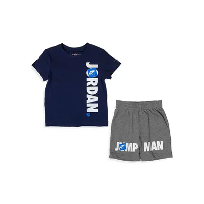 Little Boy's Jumpman T-Shirt & Shorts Set