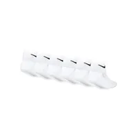 ​Kid's 6-Pair Mesh Cushion Quarter-Length Socks