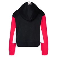 Girl's Colourblock Cropped Hoodie