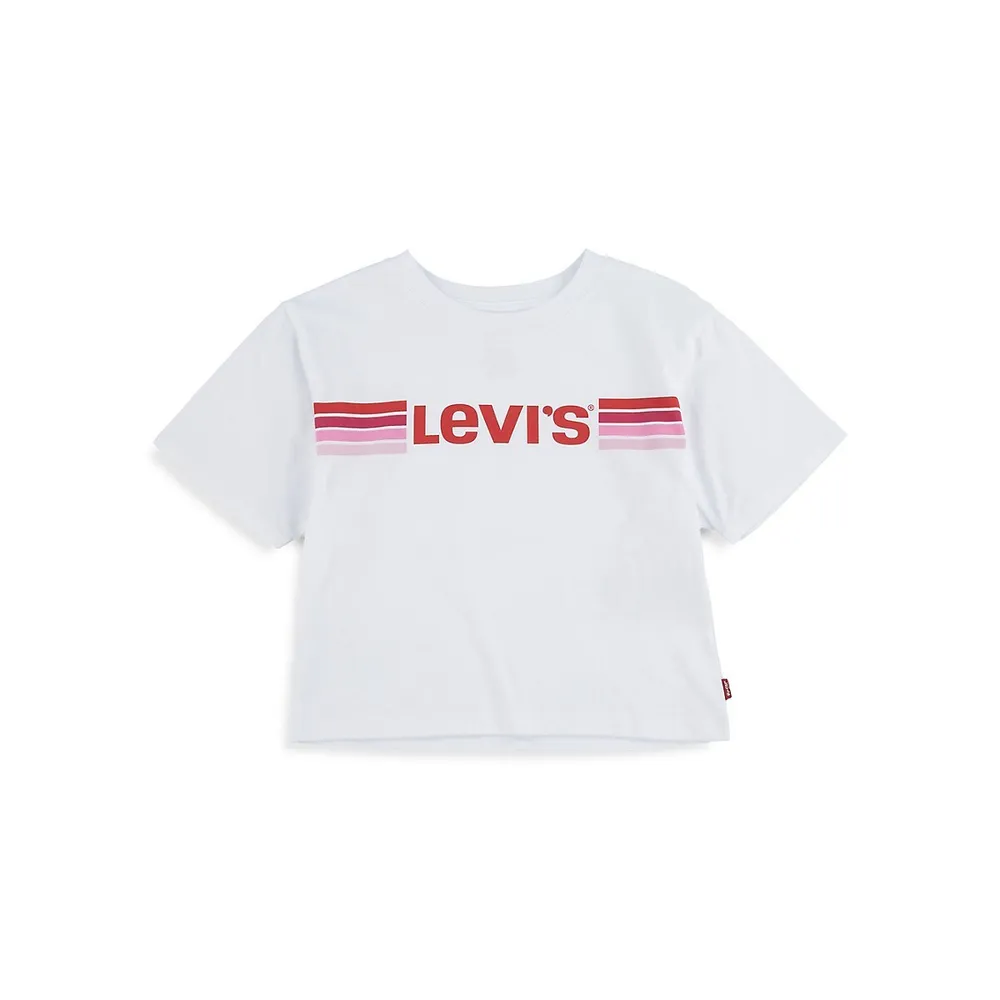 Levi's Big Boys Round Neck Short Sleeve Graphic T-Shirt