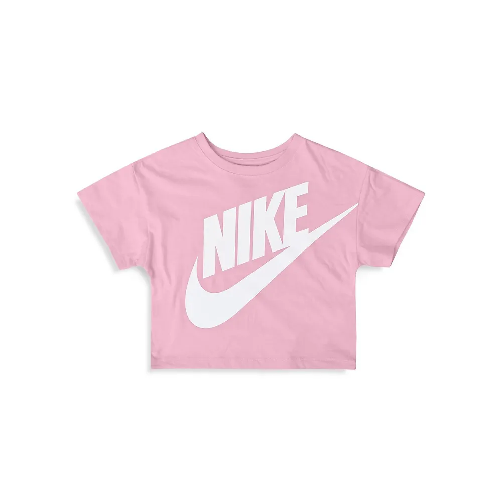 Little Girl's Jumbo Futura Graphic Boxy T-Shirt