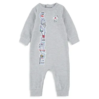 Baby Boy's Logo Graphic French Terry Coverall