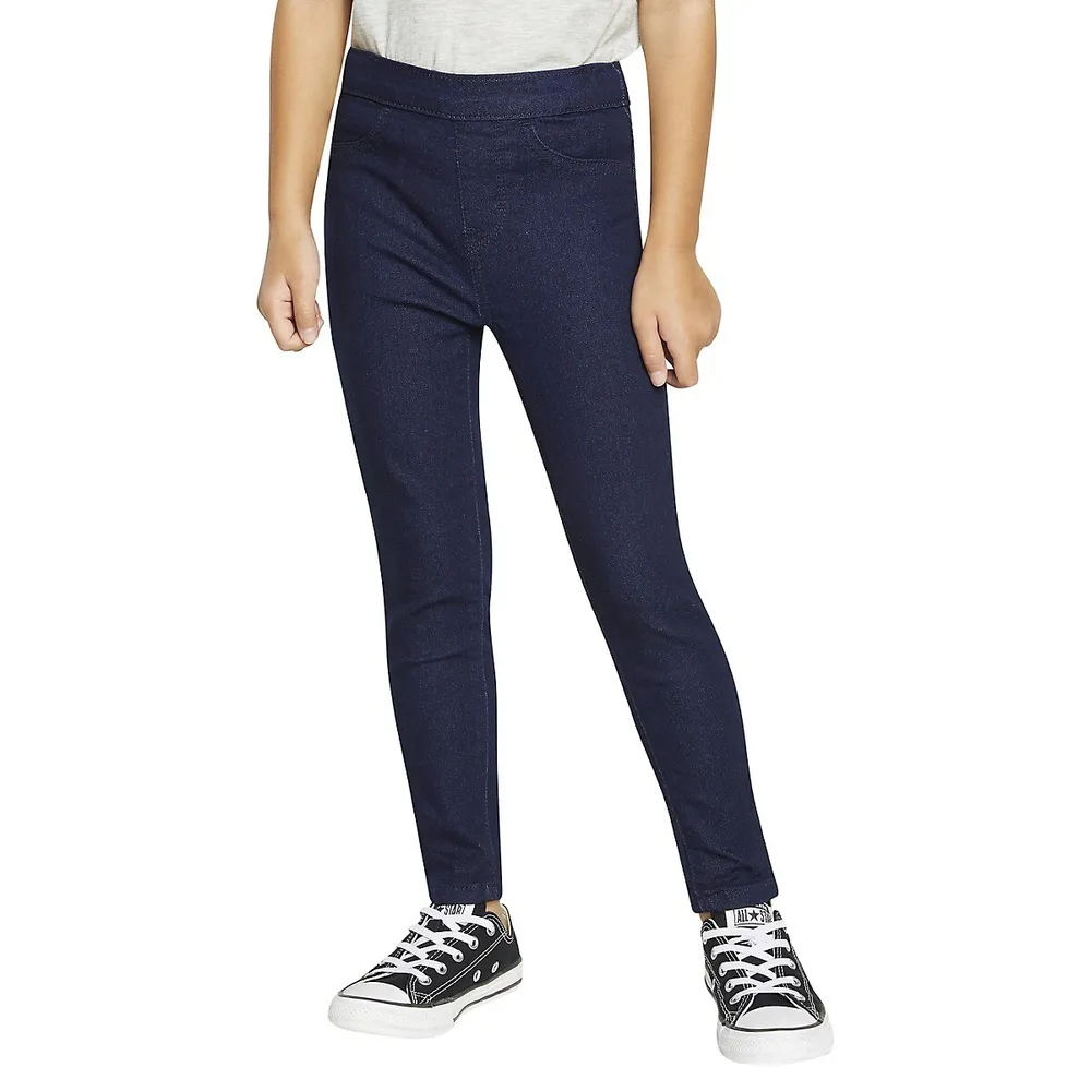 Little Girl's Super Skinny-Fit Pull-On Jeggings