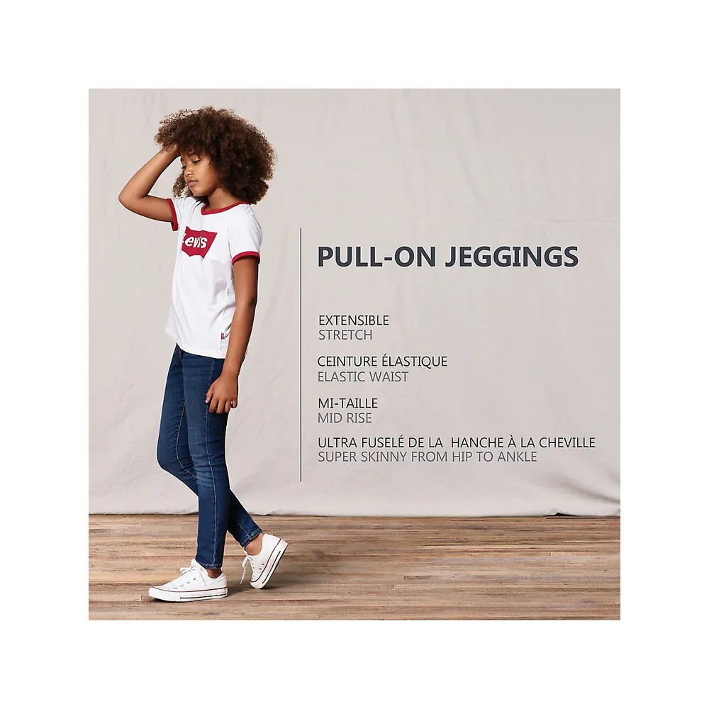 Little Girl's Super Skinny-Fit Pull-On Jeggings