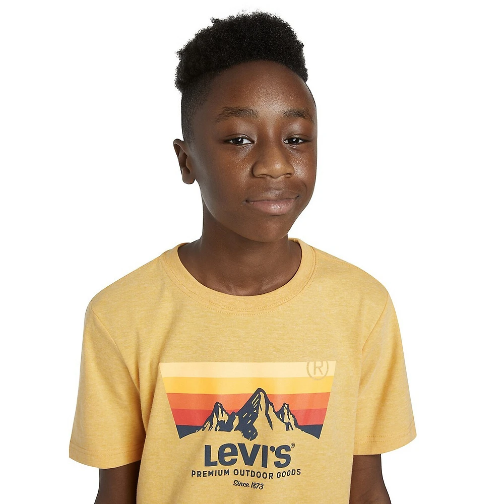 Boy's Mountain Batwing T-Shirt