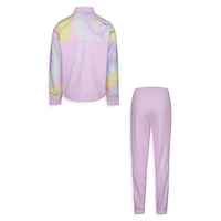 Little Girl's 2-Piece Tricot Track Jacket & Pants Set