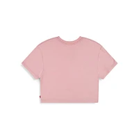 Girl's Logo Script Boxy T-Shirt