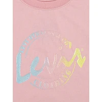 Girl's Logo Script Boxy T-Shirt