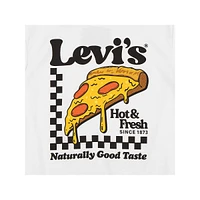 Little Boy's Pizza Logo Graphic T-Shirt