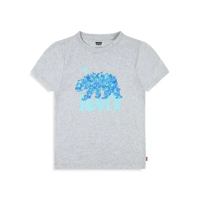 T-shirt à graphique Cai Bear et logo pour garçon