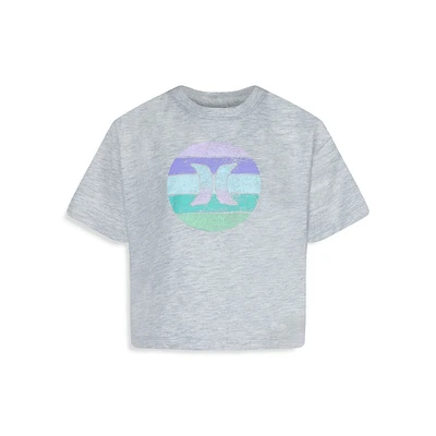 Girl's Horizon Logo Graphic T-Shirt