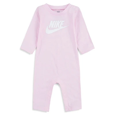 Baby Girl's Non-Footed Coverall