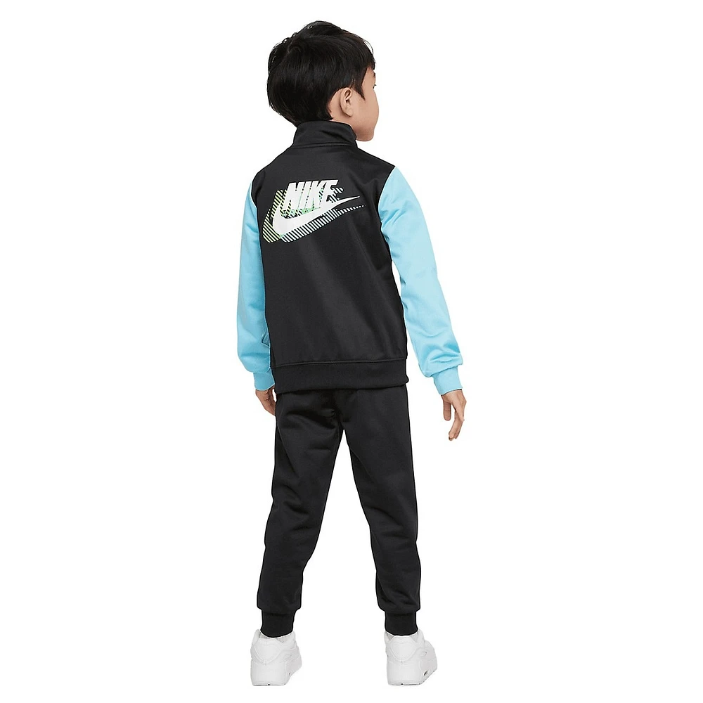 Little Boy's 2-Piece Active Joy Tracksuit Set