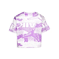 Girl's New Wave Printed T-Shirt