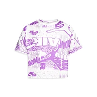 Girl's New Wave Printed T-Shirt