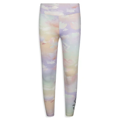 Girl's High-Rise Print Leggings