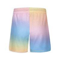 Girl's Gradient Printed Drawstring Shorts