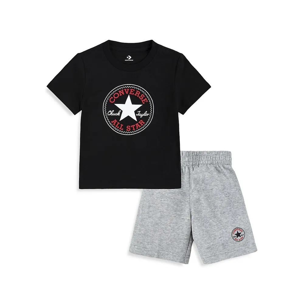 converse shorts and shirt set