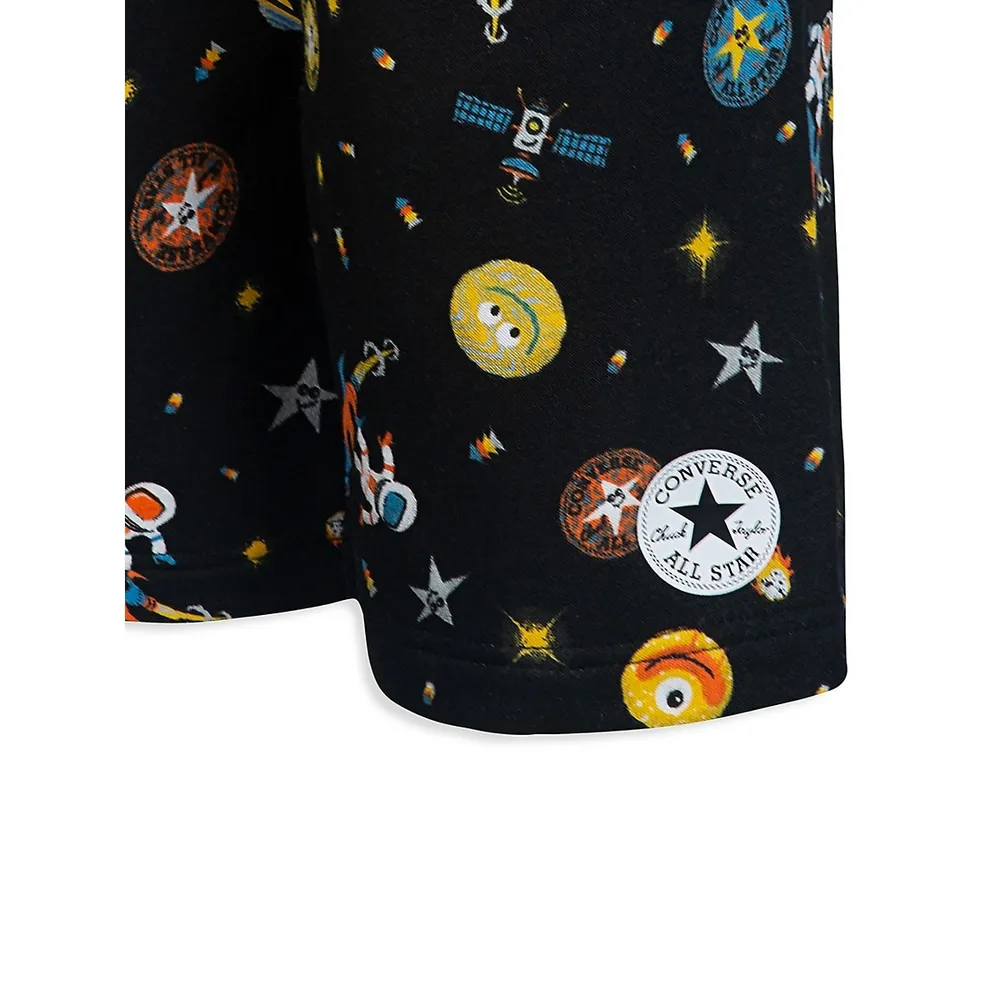 Little Boy's 2-Piece Space Cruisers T-Shirt and Shorts Set