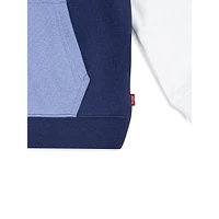 Kangourou aux couleurs contrastées avec logo pour garçon