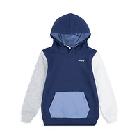 Boy's Colourblocked Logo Hoodie