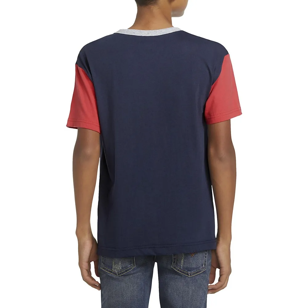 Boy's Relaxed-Fit Colourblock T-Shirt