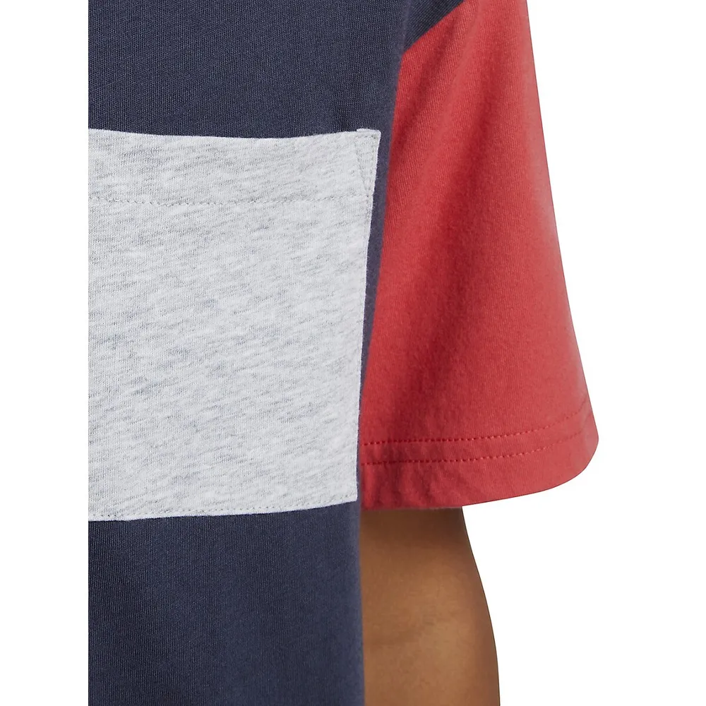 Boy's Relaxed-Fit Colourblock T-Shirt