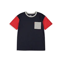 Boy's Relaxed-Fit Colourblock T-Shirt