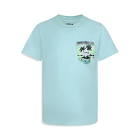 Little Boy's Palm-Print Pocket T-Shirt