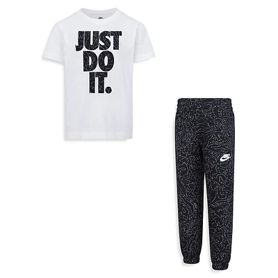 Little Boy's 2-Piece Sportswear Club T-Shirt & Jogger Set
