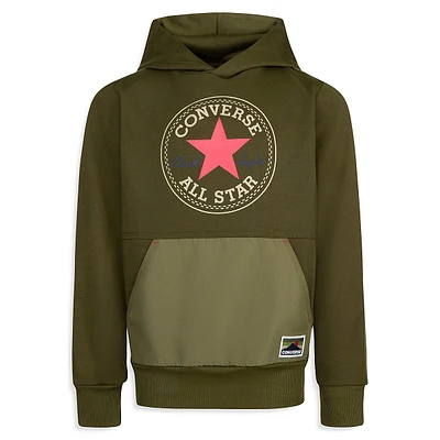 Boy's Geared Up Block-Mix French Terry Hoodie