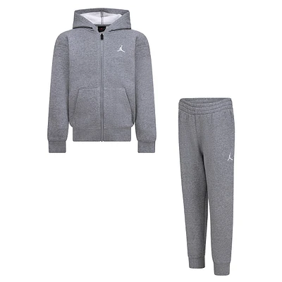 Ensemble 2 pièces sweat à capuche et pantalon en polaire zippé MJ Brooklyn pour petit garçon