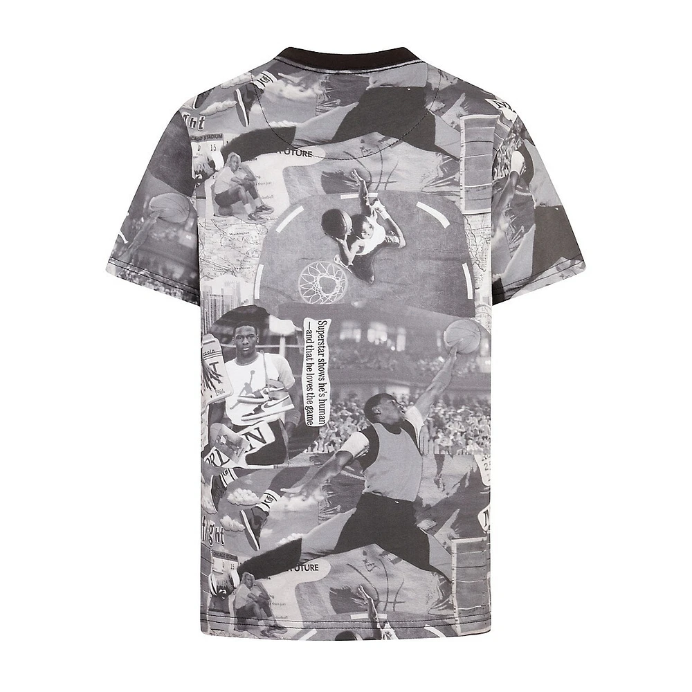 Boy's Brooklyn Collage-Print T-Shirt