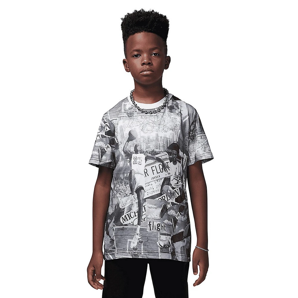 Boy's Brooklyn Collage-Print T-Shirt