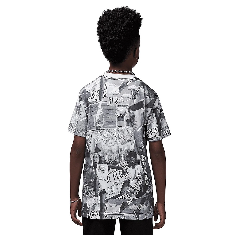 Boy's Brooklyn Collage-Print T-Shirt