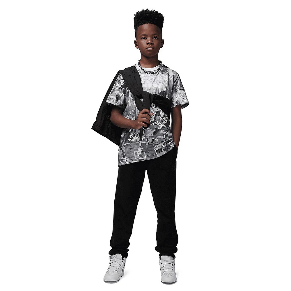 Boy's Brooklyn Collage-Print T-Shirt