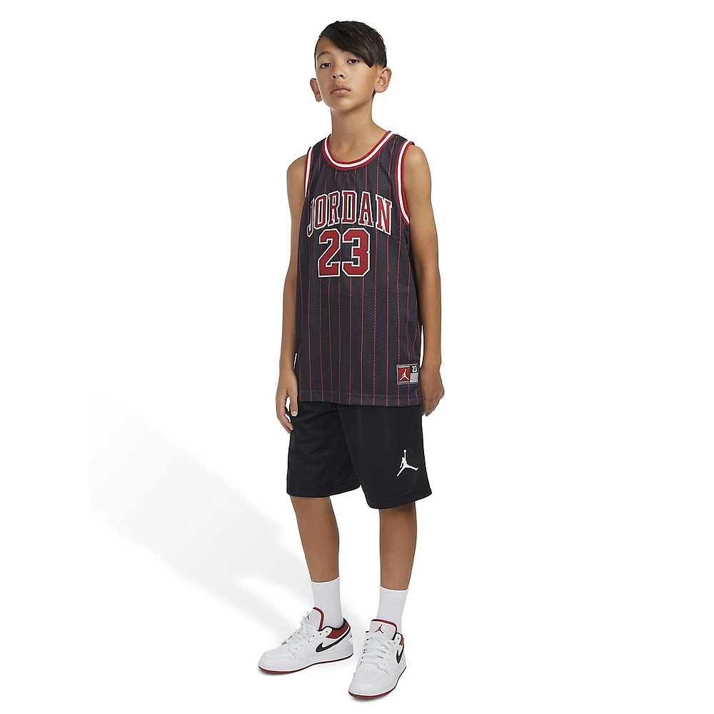 Boy's Jordan 23 Graphic Striped Jersey Top