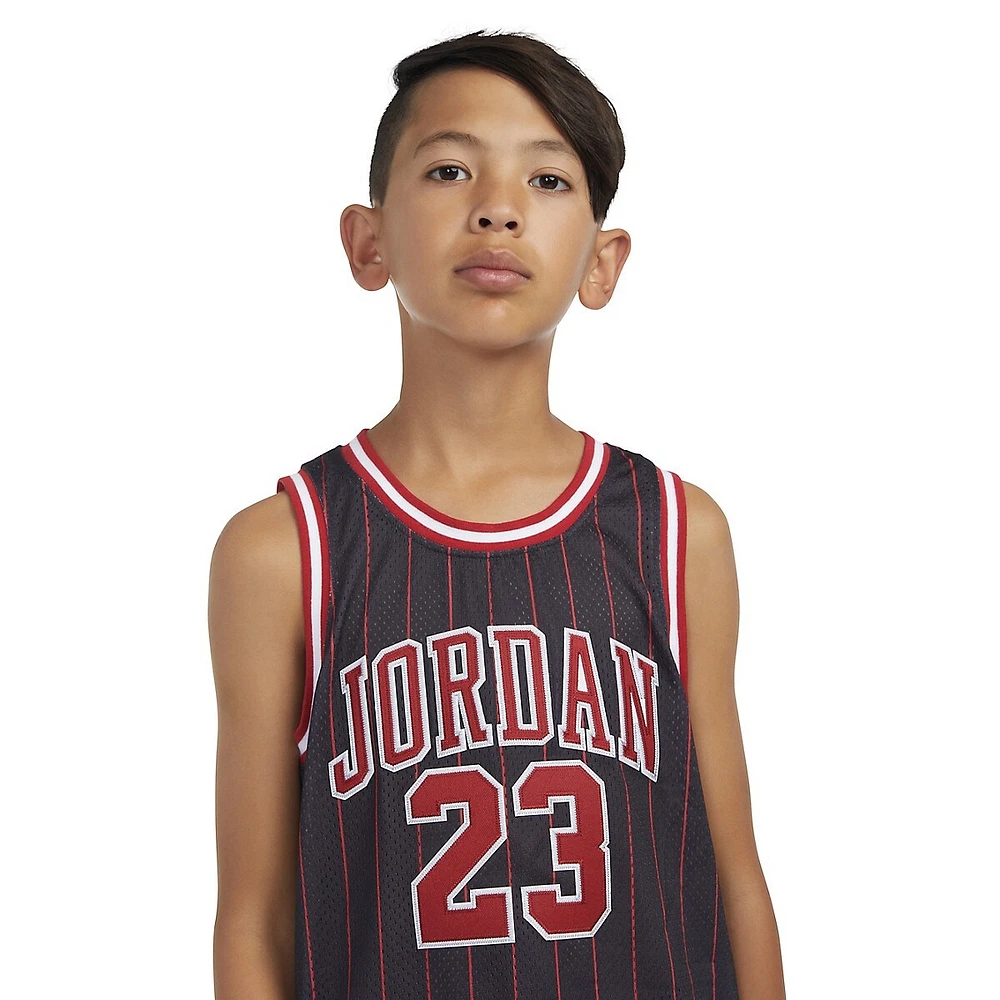 Boy's Jordan 23 Graphic Striped Jersey Top
