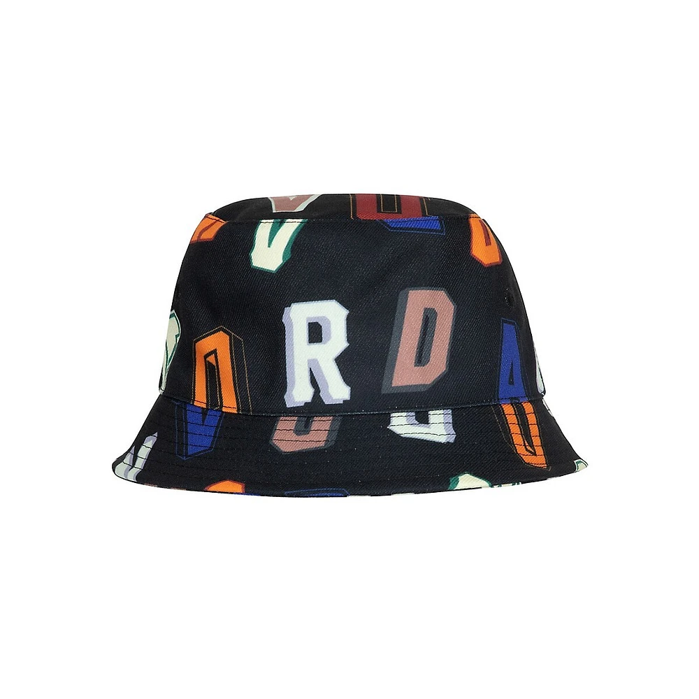 Kid's Signature Printed Bucket Hat