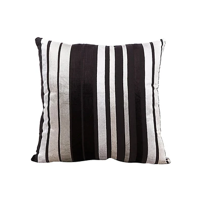 Velvet Stripe Throw Pillow