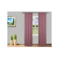 Hex 2-Piece Curtain Panel Set - 96-Inch