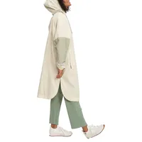 Longline Hooded Windbreaker