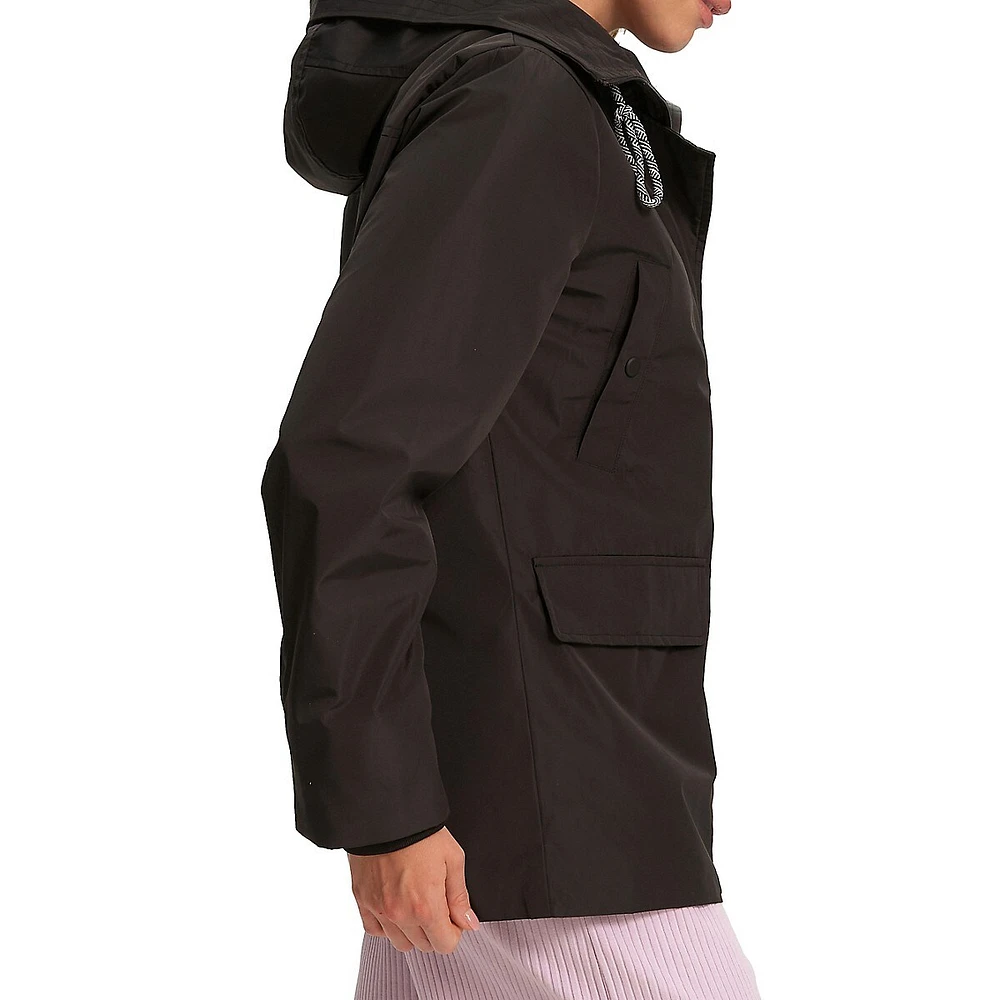 Hooded Oversized Raincoat